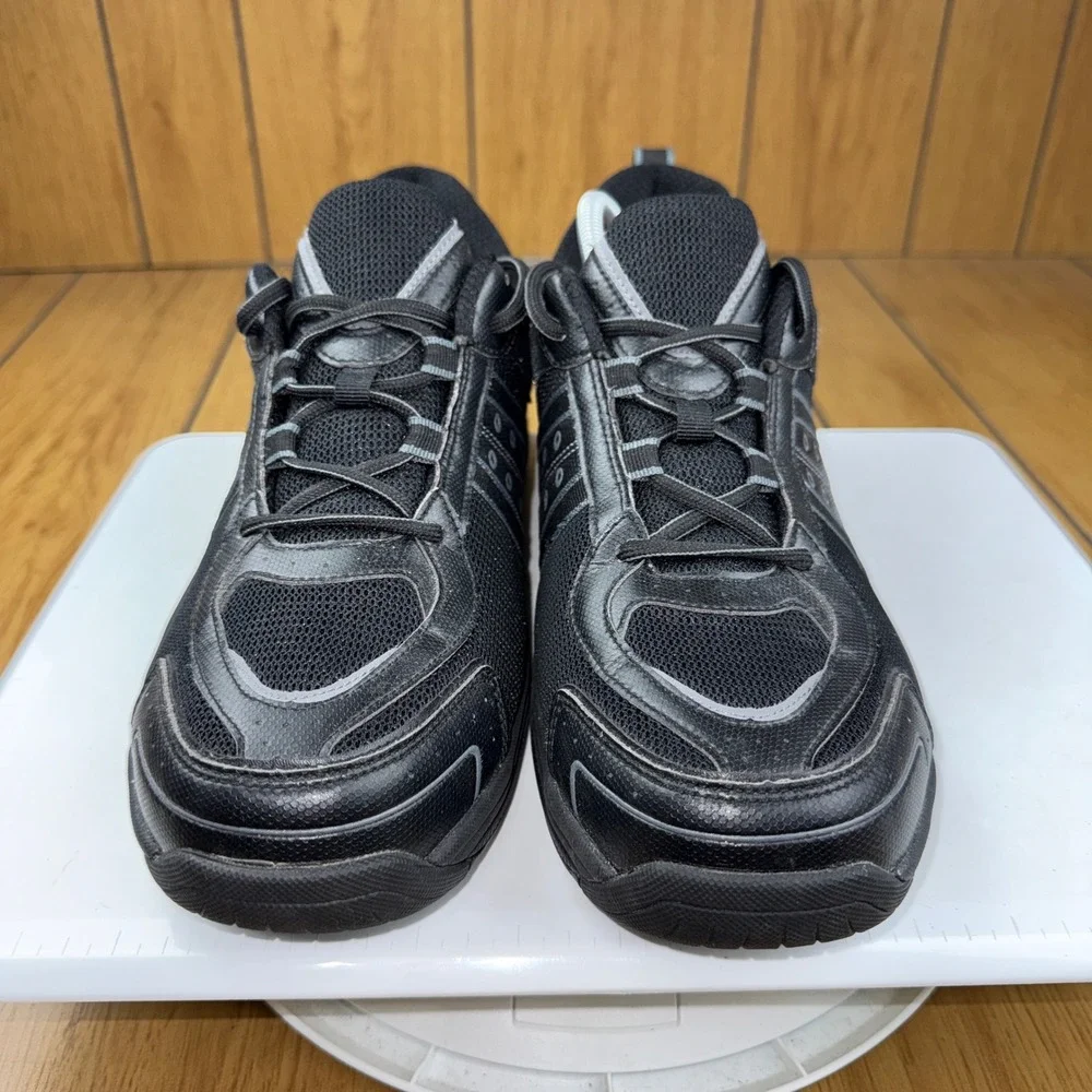 Orthofeet 611 Sprint Mens Athletic Shoes Black Mesh Sneakers Size 12 D Medium